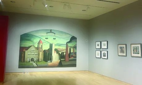 Blanche Lazzell artwork comes home after nationwide tour